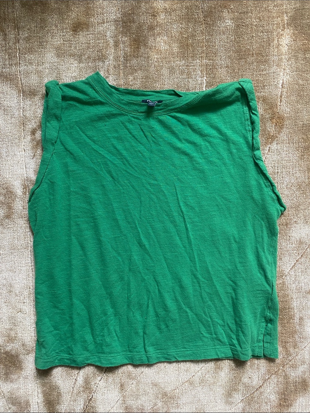 Express Green Sleeveless Tank Top